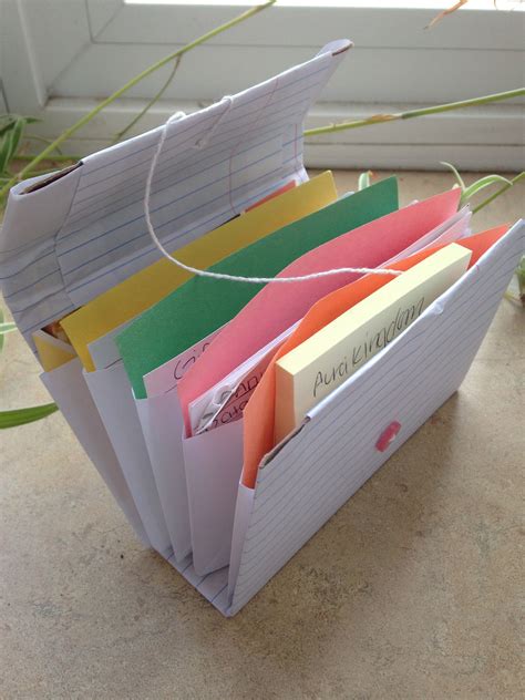 index card holder ideas